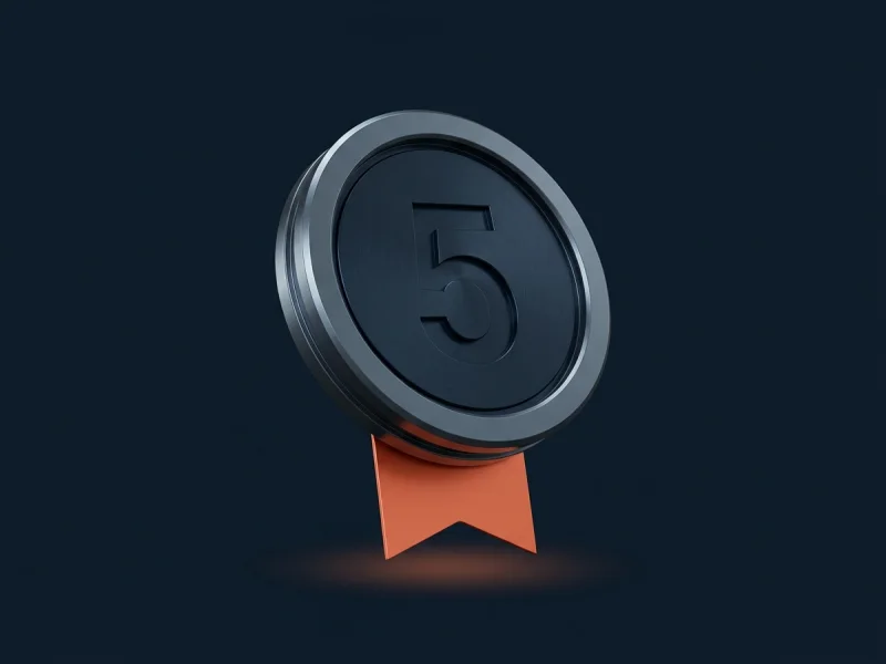 Rank 5 medal