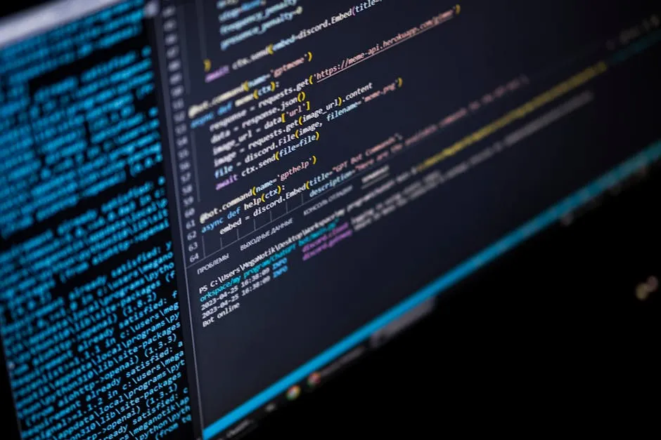 Close-up of a computer screen displaying HTML, CSS, and JavaScript code (Photo: Саша Алалыкин / Pexels)