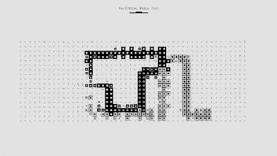 Abstract representation of a multimodal model with vectorized patterns and symbols in monochrome.