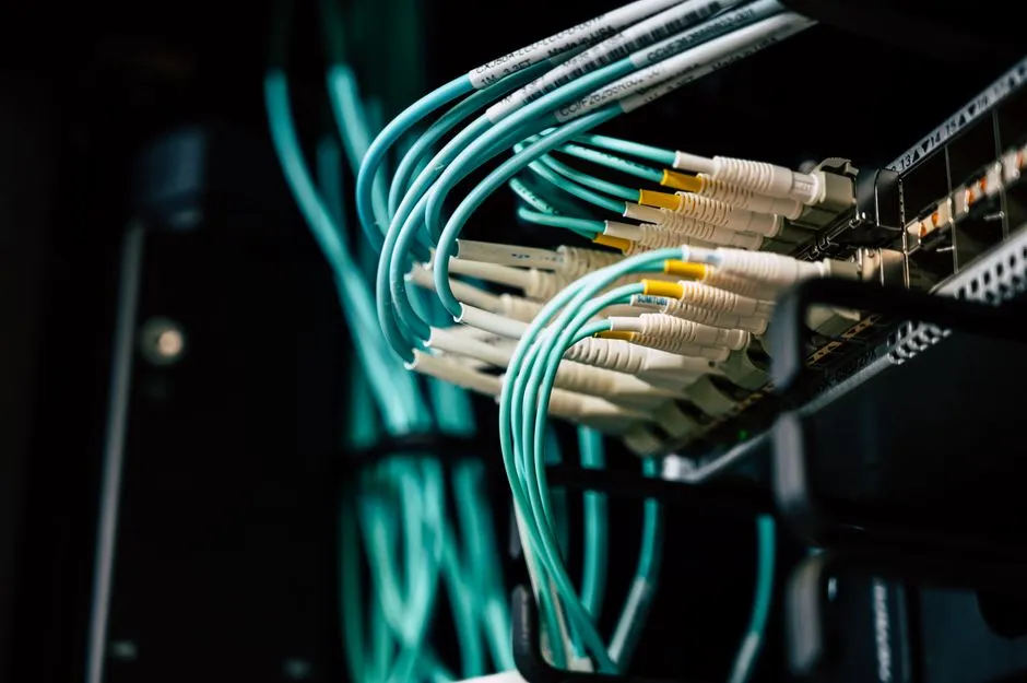 Server room with warning indicators representing a Security Operations Centre failure at two Vietnamese government ministries