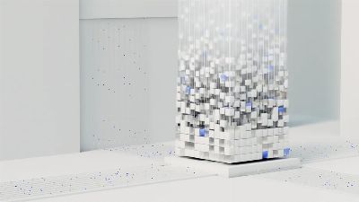 Abstract 3D render visualizing artificial intelligence and neural networks in digital form.