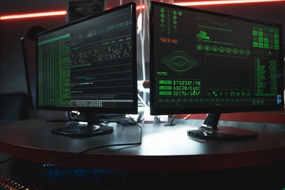 A security operations room lit by wall-mounted monitors — illustrating the sixteen firms permitted to use OpenAI's new cyber model.