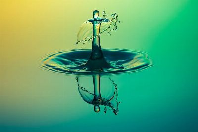 drop, splash, impact, ripples, water