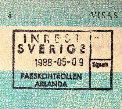 passport, sweden, arlanda, travel, swedish