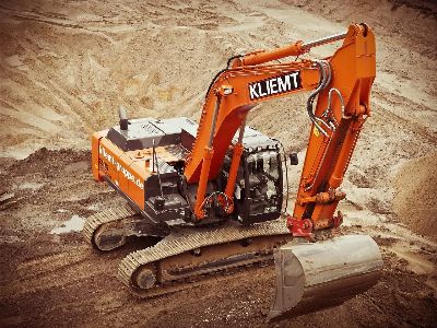excavator, construction, site, build, construction work