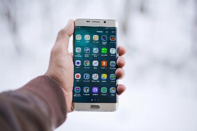 samsung, smartphone, hand, holding, wireless