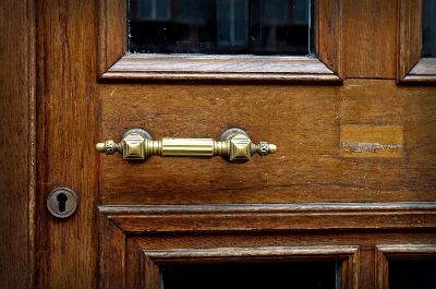 door handle, brass, metal, handle, entrance