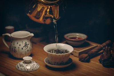 tea, cup, tea cup, pot, tea leaves