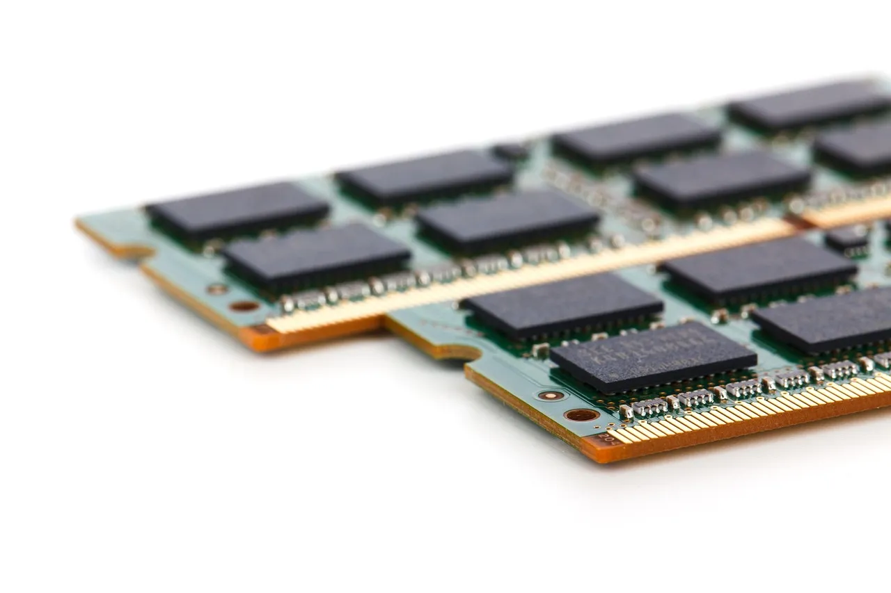 Memory modules studded with flash packages, illustrating a report on the change in Kioxia's largest shareholder.