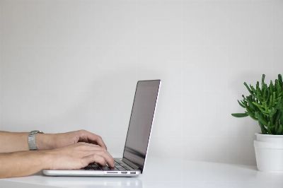 hands, laptop, working, businessman, computer