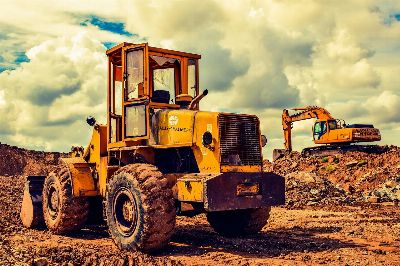bulldozer, excavator, heavy machine, heavy machinery, equipment