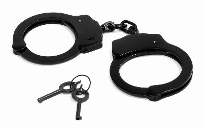 handcuffs, black, criminal, arrest, crime