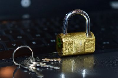 security, padlock, keyboard, sure