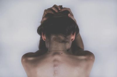 woman, sad, depression, skin, headache