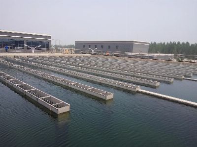 water treatment, advection sedimentation tank, water plant