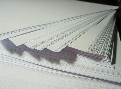 paper, ream, stack, white, re-arranged