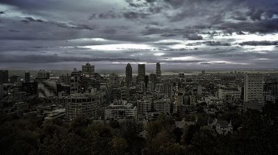 montreal, city, skyline, canada, panorama