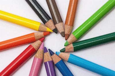 colored pencils, colour pencils, star-shaped, color circle, writing implement