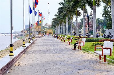 cambodia, phnom penh, landmark, city, phnom