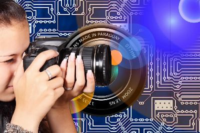 photographer, girl, camera, digital, photography
