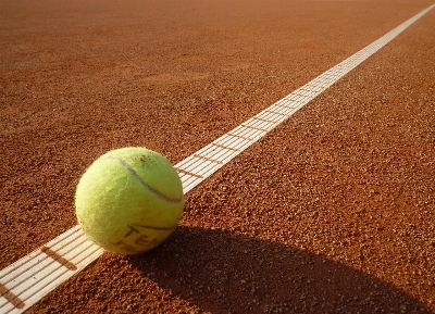 tennis court, tennis, yellow, tennis ball, ball