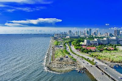 manila, city, philippines, building, tower