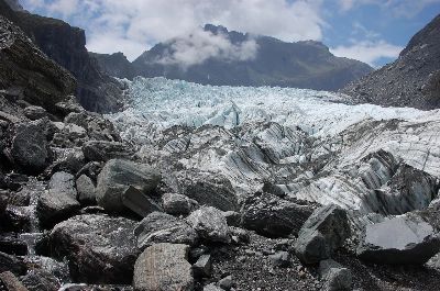 glacier, rock, ice, cold, mo