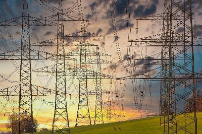 electricity, electricity pylons, power lines, high voltage pylons, nature