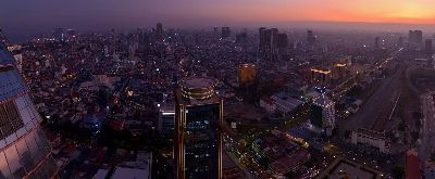 phnom penh, cambodia, traffic, night, nature