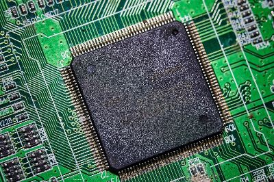 recycling, precious metals, old, broken, microprocessor