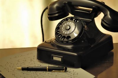 phone, letter, fountain pen, dial, rotary dial