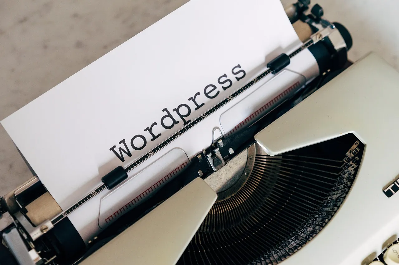 A WordPress logo rendered over website code — illustrating the plugin ecosystem through which this compromise reached site dashboards.
