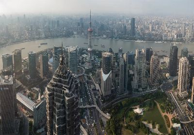 building, flow, boats, skyscraper, skyline