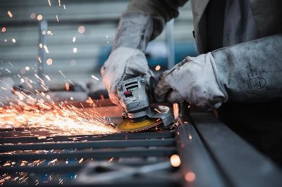 worker, grinder, factory, workplace, workshop