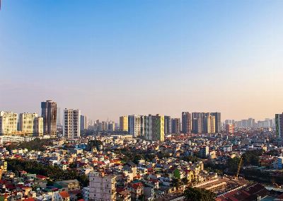 hanoi, city, buildings, panorama, skyscrapers