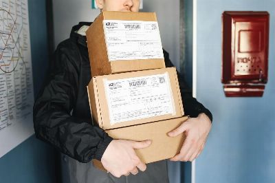 packages, delivery, delivery man, parcel, boxes