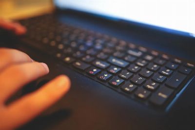 technology, keyboard, black, close up, hand