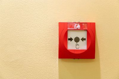 fire alarm, emergency, warning, button, danger